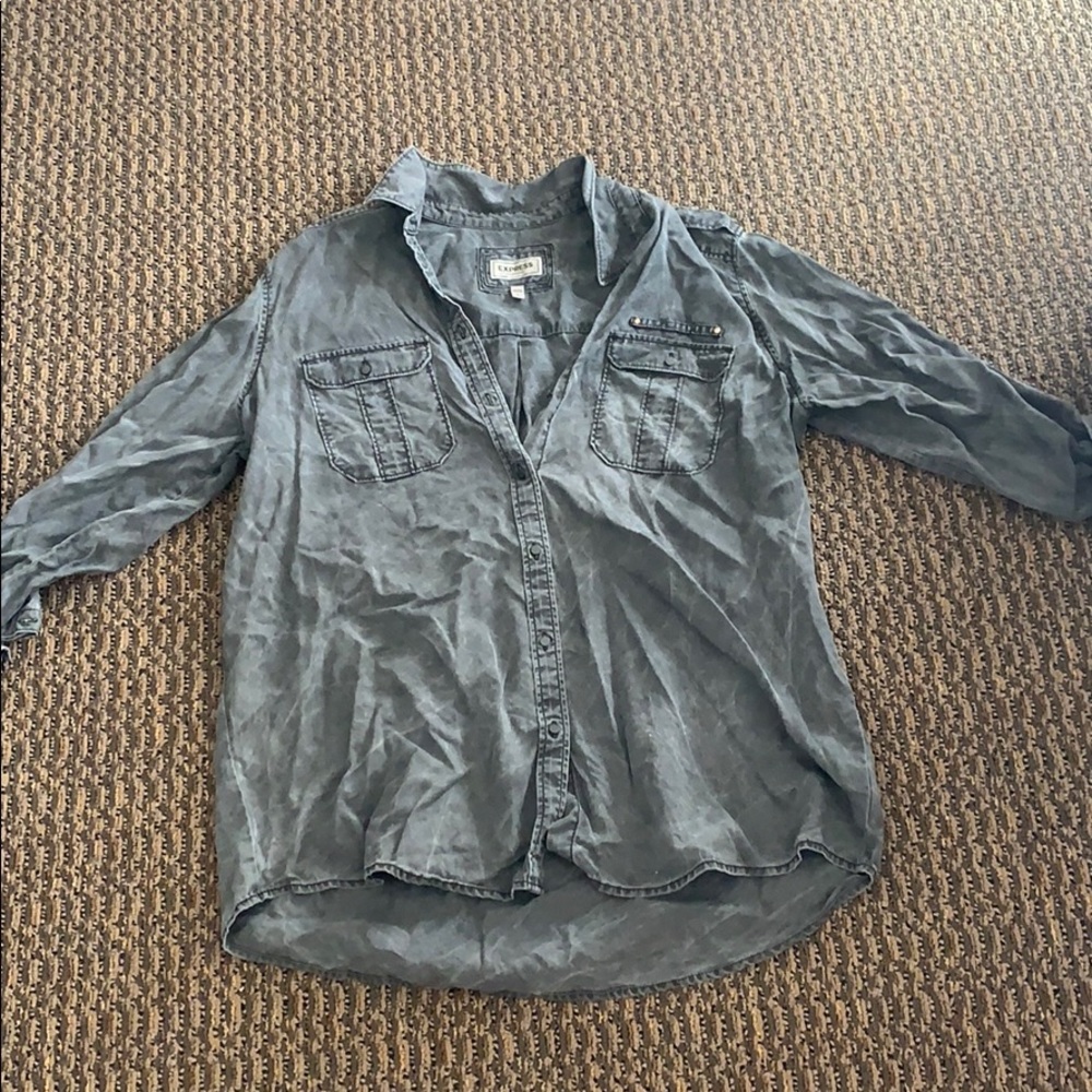 Express boyfriend button up.